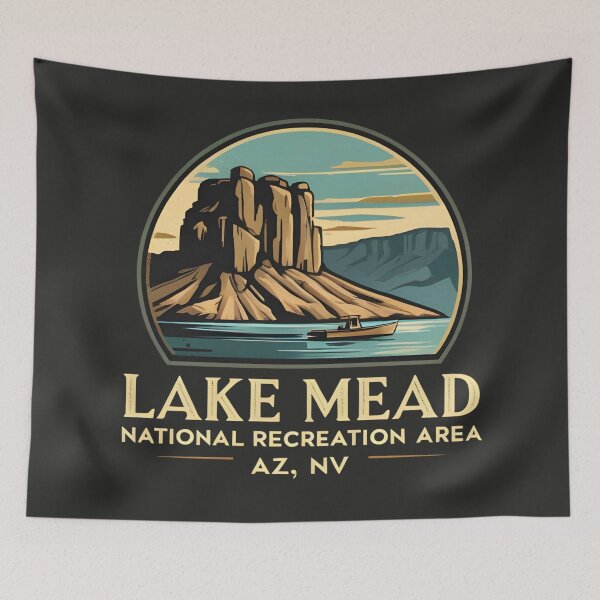 Item preview, Lake Mead National Recreation Area designed and sold by GoodOldVintage.