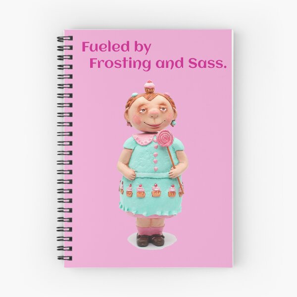 Item preview, Fueled by Frosting and Sass – Sweet and Sassy Doll Design designed and sold by NatalieVerveArt.