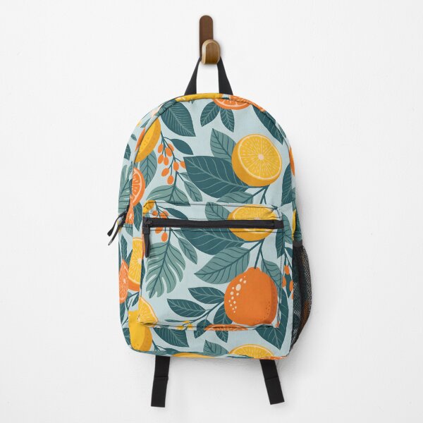 Item preview, Tropical Citrus Grove – Orange & Lemon Pattern designed and sold by Velvetwhim.