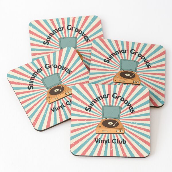 Item preview, Summer Grooves Vinyl Club – Retro Music & Record Player Art designed and sold by ChrisArnold.