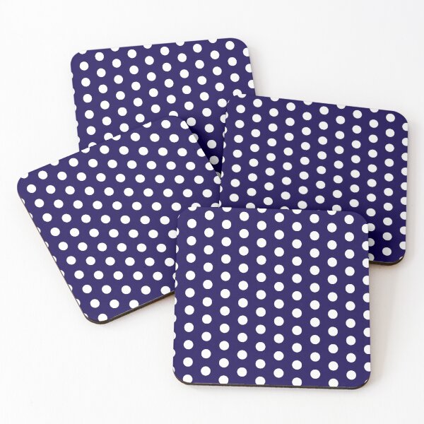 Item preview, Navy Blue and White Polka Dots designed and sold by DanielleGensler.