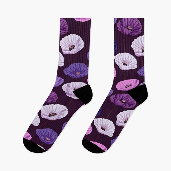 Item preview, Poppies flowers in pink and purple designed and sold by Wildlife and marine life.
