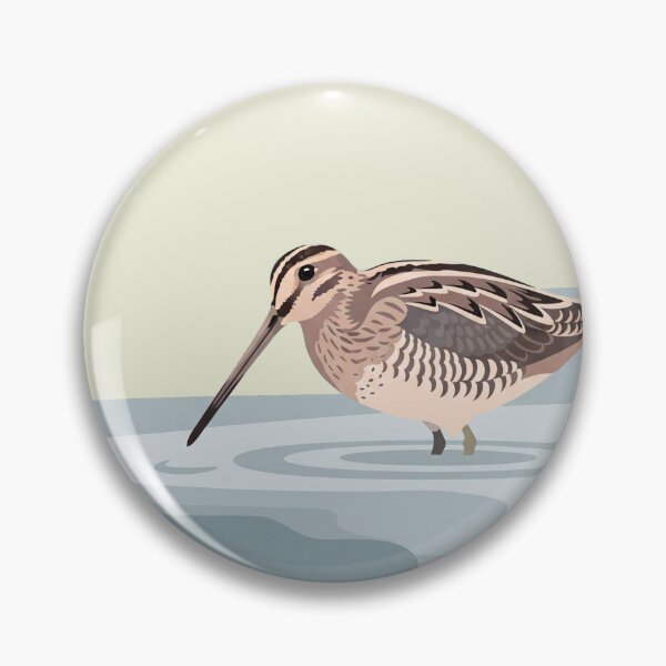Item preview, The Common Snipe - Minimalist Wader Art designed and sold by TheArtEngineer.