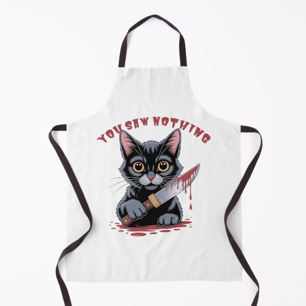 Item preview, Dangerous Cat Warning You - Cat with Knife Artwork designed and sold by YourSocialBae.