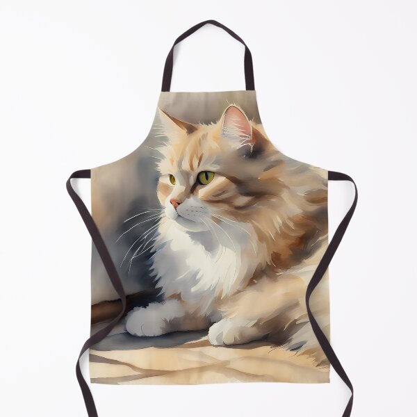 Item preview, Beige Fluffy Cat designed and sold by CalmnessbyChoice.