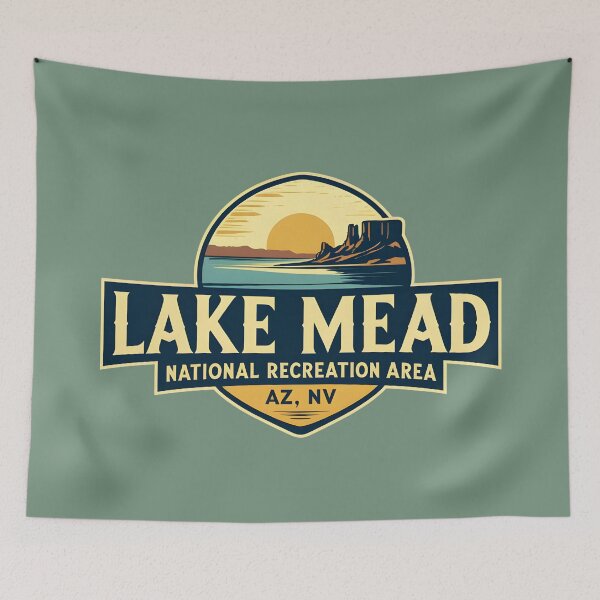 Item preview, Lake Mead National Recreation Area designed and sold by GoodOldVintage.