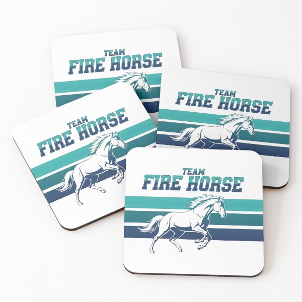 Item preview, Team Fire Horse Running Bold Art | Strength and Freedom Motivational Design designed and sold by AnnDesignStudio.
