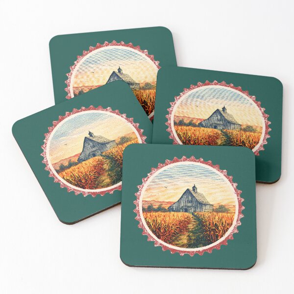 Item preview, Cozy Fall Barn Design | Autumn Leaves & Pumpkins | Rustic Farmhouse Autumn Vibes designed and sold by CloverBend.