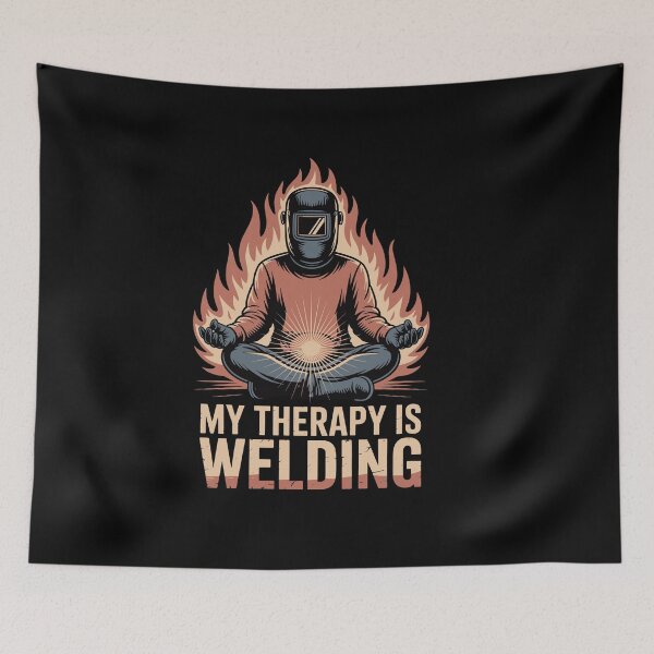 Item preview, Copy of My Therapy Is Welding - meditation  designed and sold by shokA Design.