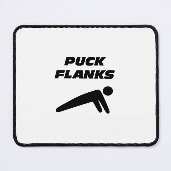 Item preview, Puck Flanks - for the joy of doing plank exercises designed and sold by SunnyDazDesign.