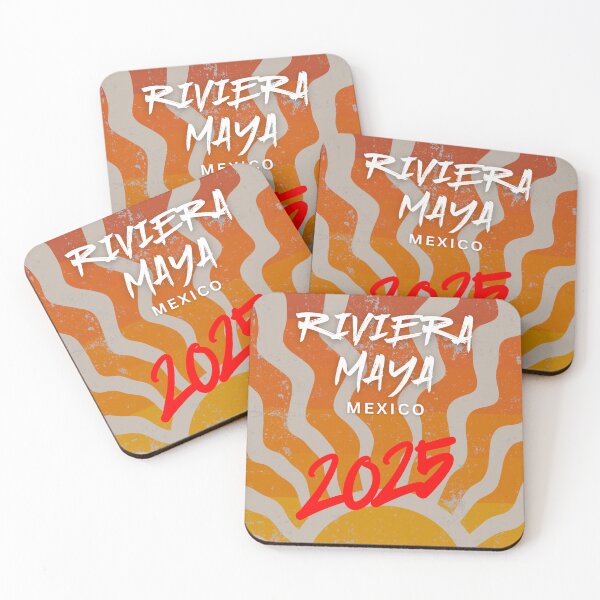 Item preview, Riviera Maya Mexico 2025 Vintage Sunset T-Shirt designed and sold by Wooden-rack.