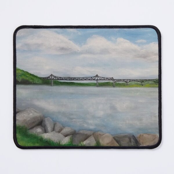 Item preview, Rip Van Winkle Bridge - View from Dutchman's Landing designed and sold by Jamie Taylor.