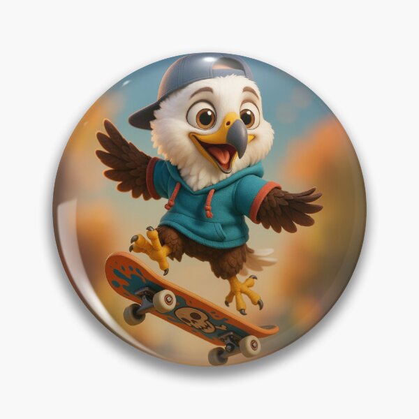 Item preview, Skater African Fish Eagle designed and sold by Sillytoe.