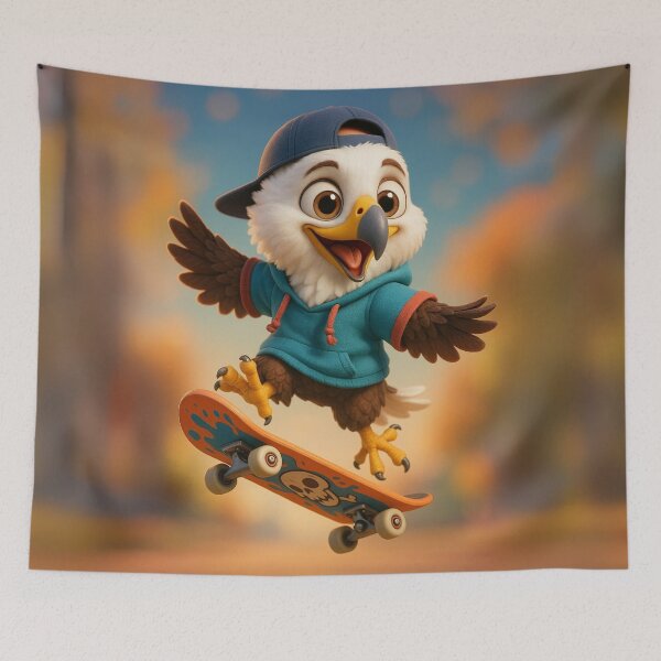 Item preview, Skater African Fish Eagle designed and sold by Sillytoe.
