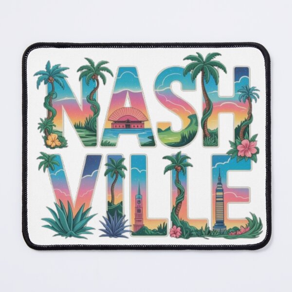 Item preview, Nashville Vibes: The Country Music Capital” designed and sold by DesignNadine.