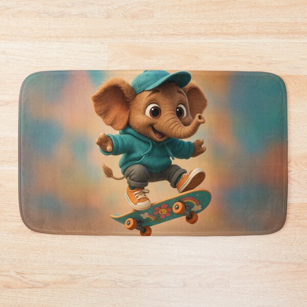 Item preview, Skater African Forest Elephant designed and sold by Sillytoe.
