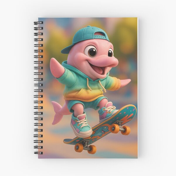 Item preview, Skater Amazon River Dolphin designed and sold by Sillytoe.