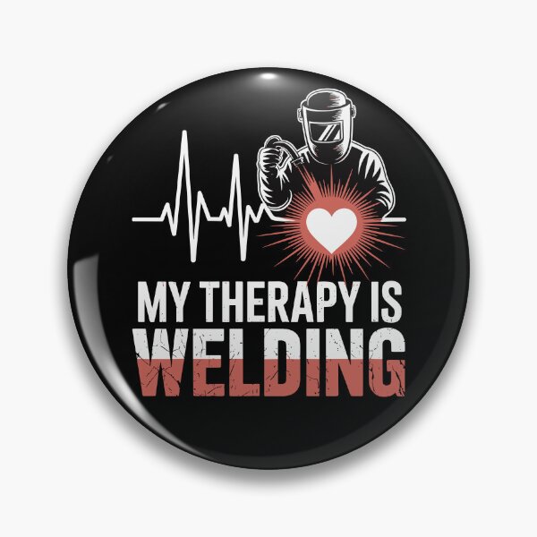 Item preview, Therapy Is Welding - heartbeat  designed and sold by shokA Design.