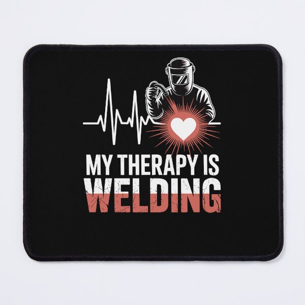 Item preview, Therapy Is Welding - heartbeat designed and sold by shokA Design.