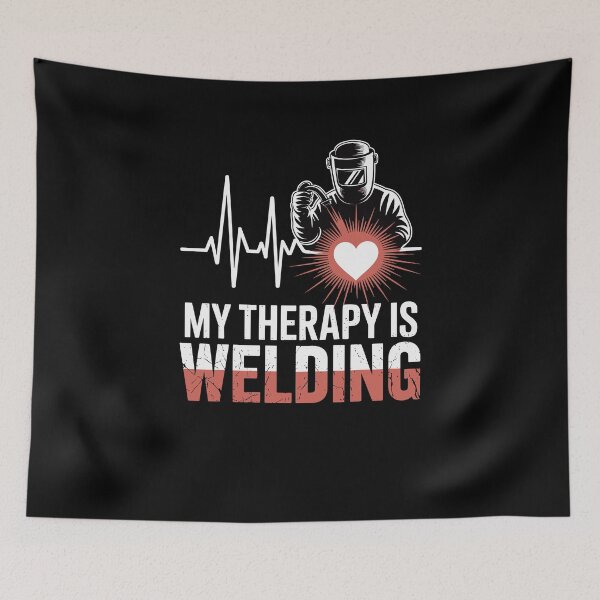 Item preview, Therapy Is Welding - heartbeat  designed and sold by shokA Design.