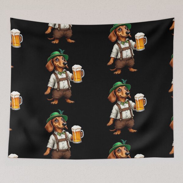 Item preview, Dachshund Dog Prost designed and sold by TeeARTHY.