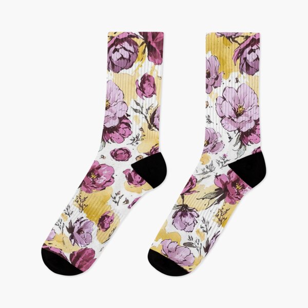 Item preview, beautiful flowers in lilac and purple designed and sold by Nice-patterns.