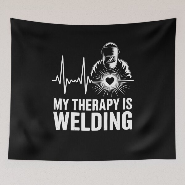 Item preview, My Therapy Is Welding - Heartbeat designed and sold by shokA Design.