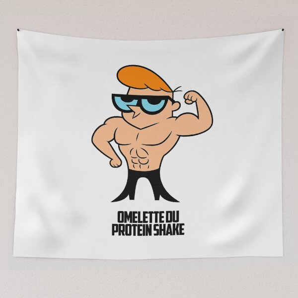 Item preview, Dexter Gym Bro – Funny Cartoon Fitness Poster designed and sold by Enea Kelo.