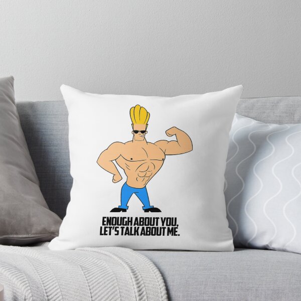 Item preview, Johnny Bravo Gym Quote – Funny Cartoon Fitness Poster designed and sold by Enea Kelo.
