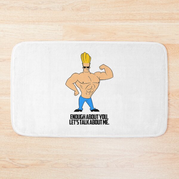 Item preview, Johnny Bravo Gym Quote – Funny Cartoon Fitness Poster designed and sold by Enea Kelo.