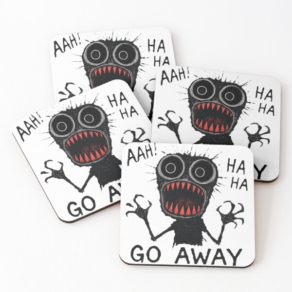 Item preview, Creepy Monster Sketch – Go Away Horror Cartoon designed and sold by OxiSkor.