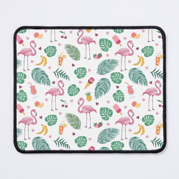 Item preview, Mingos Ices and Cocktails - Summer Fun - Flamingos Cocktails and Ice Creams, Seamless pattern, Multicoloured - Kids room, Summer Vibes designed and sold by Vision-Tees.