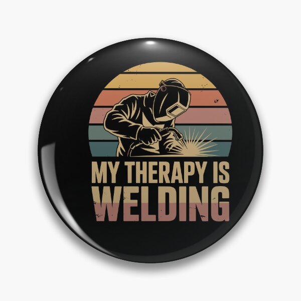 Item preview, My Therapy Is Welding - vintage graphic designed and sold by shokA Design.