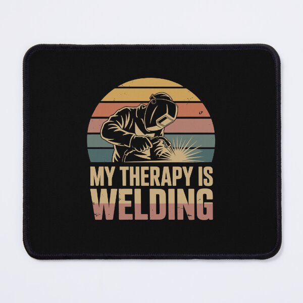 Item preview, My Therapy Is Welding - vintage graphic designed and sold by shokA Design.