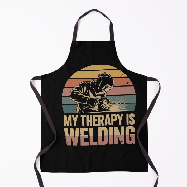 Item preview, My Therapy Is Welding - vintage graphic designed and sold by shokA Design.