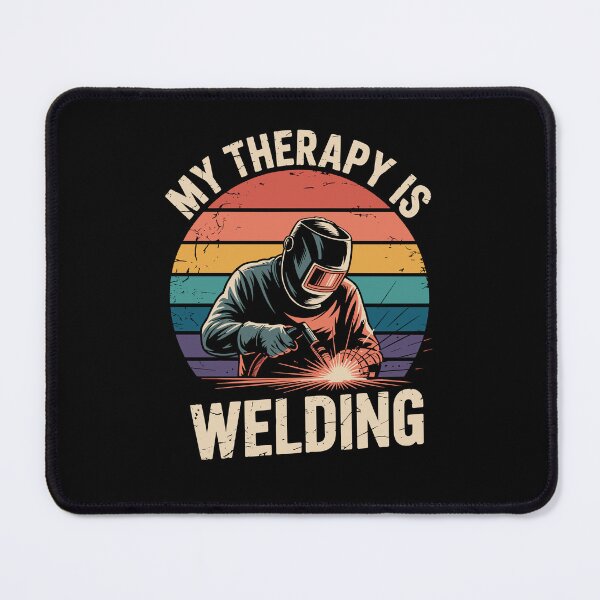 Item preview, My Therapy Is Welding - vintage graphic designed and sold by shokA Design.