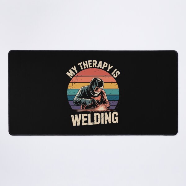 Item preview, My Therapy Is Welding - vintage graphic designed and sold by shokA Design.