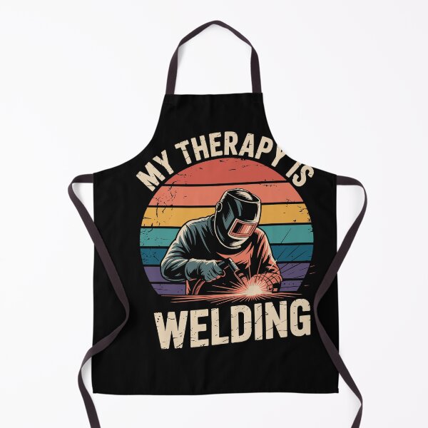 Item preview, My Therapy Is Welding - vintage graphic designed and sold by shokA Design.