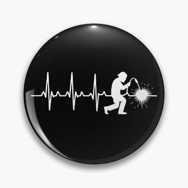 Item preview, My Therapy Is Welding - Heartbeat  designed and sold by shokA Design.