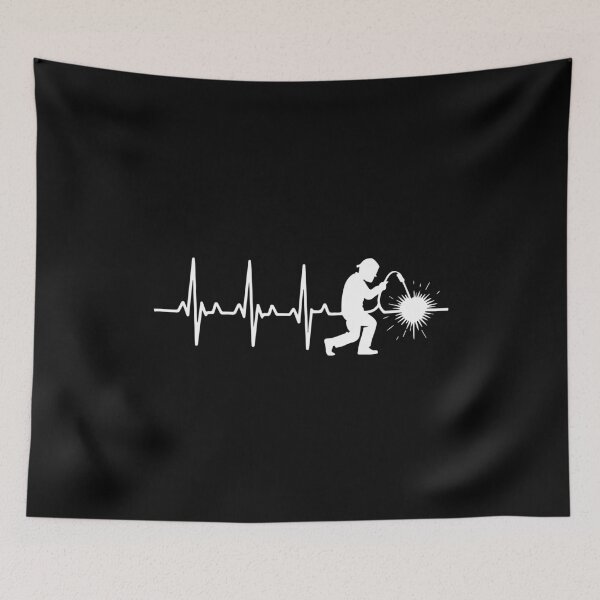 Item preview, My Therapy Is Welding - Heartbeat  designed and sold by shokA Design.