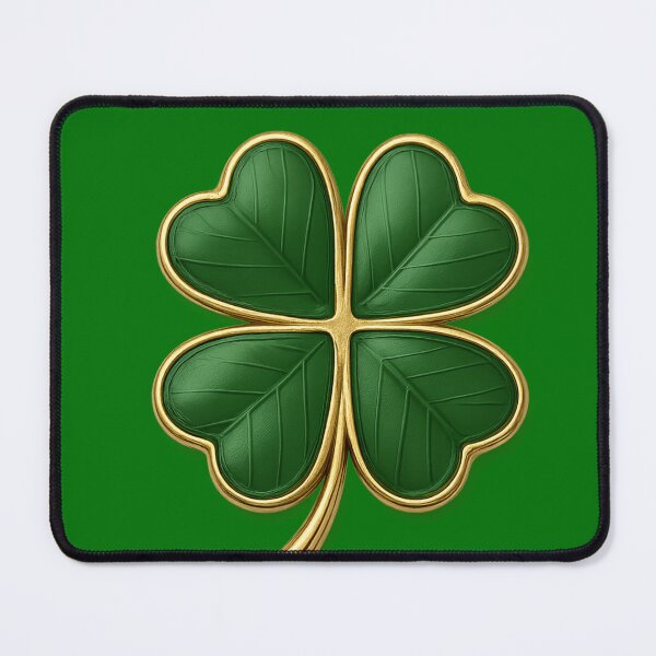 Item preview, Lucky 4 Leaf Clover Gold designed and sold by Tidal Arts.