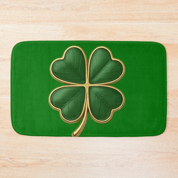 Item preview, Lucky 4 Leaf Clover Gold designed and sold by Tidal Arts.