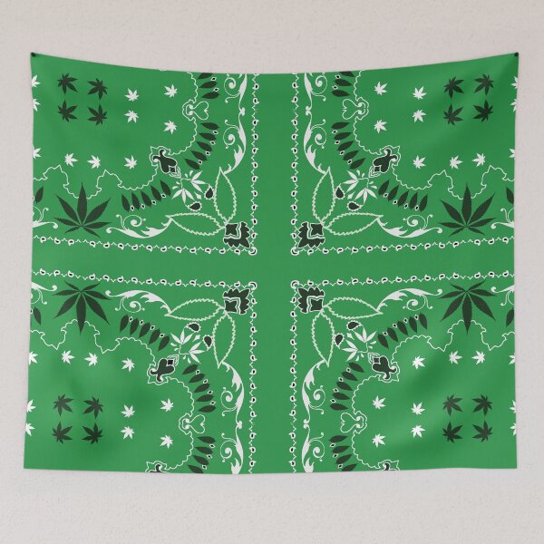 Item preview, Ganja Bandana designed and sold by Ashboogeydotcom.