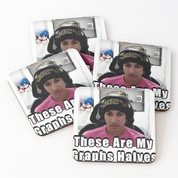 Item preview, These Are My Graphs Halves Meme – Tota Streamer designed and sold by JovanTheEditor.