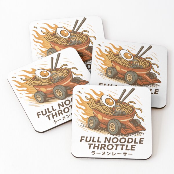 Item preview, Full Noodle Throttle - Ramen Racing Car Speed Champion designed and sold by Alchemy Ink.