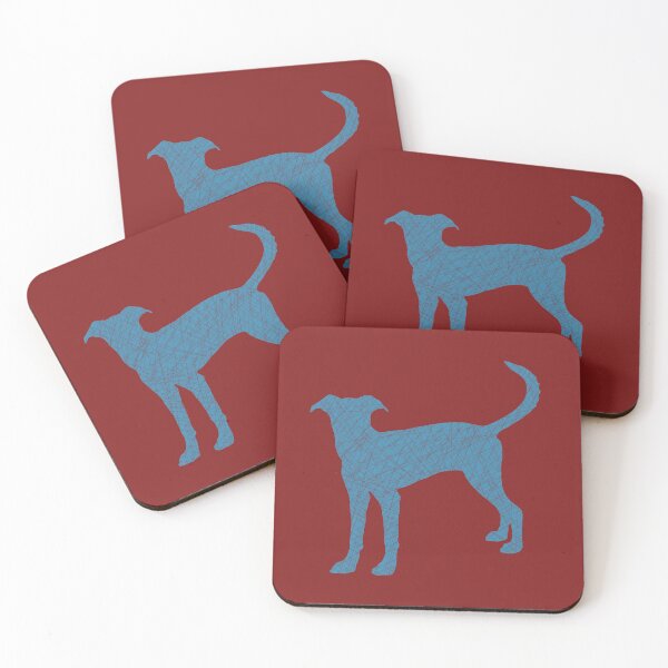Item preview, Blue dog silhouette designed and sold by alczar.