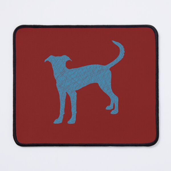 Item preview, Blue dog silhouette designed and sold by alczar.