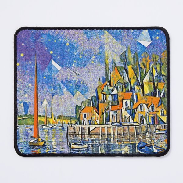 Item preview, greenway Quay 3（watercolour + AI） designed and sold by artsmeow.