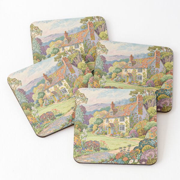 Item preview, Enchanted English Cottage and Magic Flowers designed and sold by SoniaSarkali.