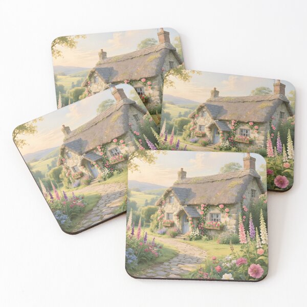 Item preview, Enchanted English Cottage and Magic Flowers designed and sold by SoniaSarkali.